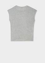 Thumbnail for your product : Paul Smith Women's Grey Sleeveless T-Shirt With 'Fairground' Print