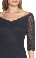 Thumbnail for your product : Tadashi Shoji Off the Shoulder Lace Dress