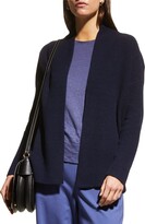 Thumbnail for your product : Eileen Fisher Ribbed Open-Front Cardigan
