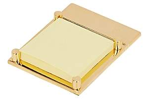 El Casco 23k Gold-Plated Post-It® Note Holder - Gold