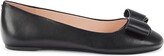 Thumbnail for your product : Kate Spade Nora Bow Leather Ballet Flats