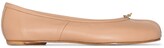 Thumbnail for your product : Maison Margiela Tabi-toe leather ballerina shoes