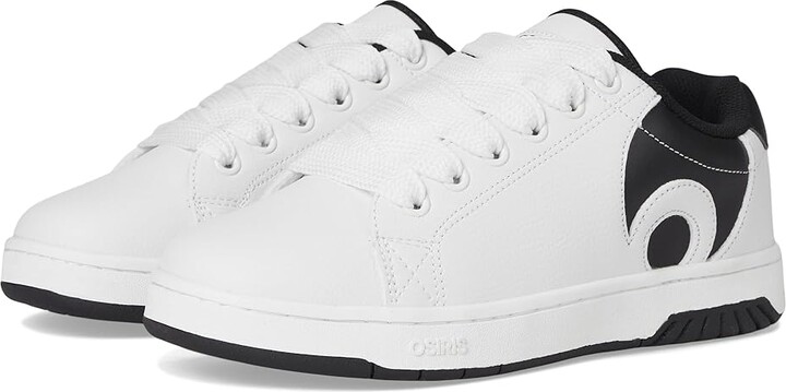 Osiris Troma ALT Men's Shoes White/White/Black : 14 D - Medium, Leather/Rubber