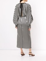 Thumbnail for your product : Lee Mathews Striped Long-Sleeve Dress