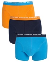 Thumbnail for your product : Bjorn Borg Contrast 3 Pack Trunks - Multi