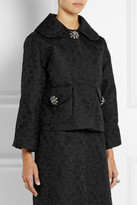 Thumbnail for your product : Dolce & Gabbana Embellished cotton and silk-blend floral-jacquard jacket