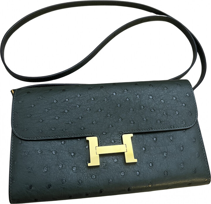 Hermes Constance Womens Long Wallets, Grey