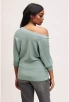 Thumbnail for your product : Dynamite Lola Dolman Sleeve Sweater - FINAL SALE Blue Surf
