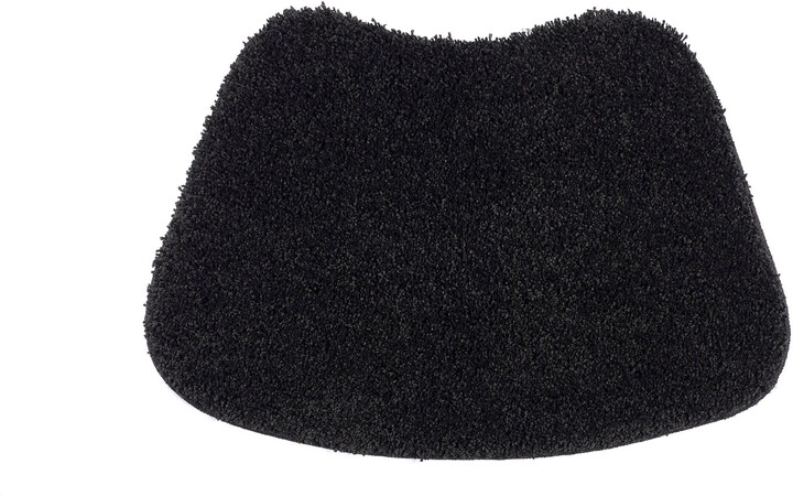 Dunelm Buddy Bath Antibacterial Black Curved Bath Mat Black - ShopStyle
