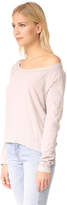 Thumbnail for your product : Three Dots Off Shoulder Sweatshirt
