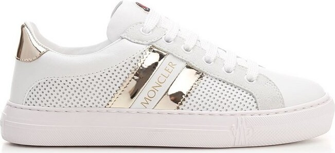 Moncler Logo Detailed Lace-Up Sneakers - ShopStyle