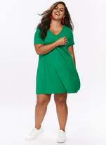 Thumbnail for your product : Evans Jade Short Sleeve Swing Tunic