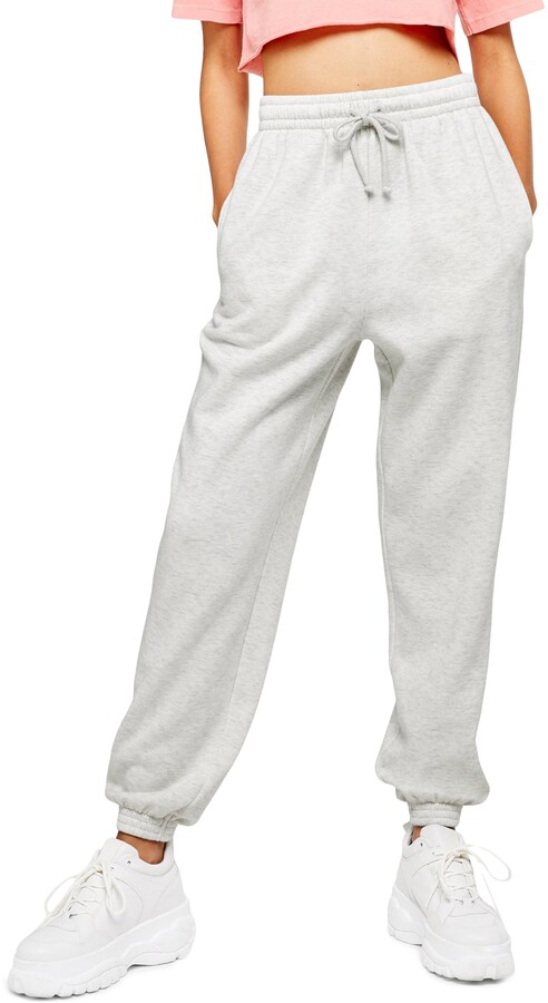 Topshop High Waist Cotton Blend Sweatpants - ShopStyle Activewear Pants