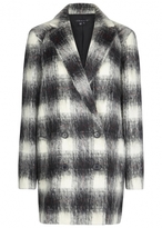 Thumbnail for your product : Theory Checked wool blend coat
