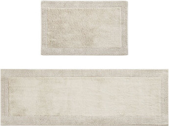 Latitude Run Superior Comfort Cotton Reversible Rug For Cozy Bathroom Experience