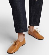 Thumbnail for your product : Loewe Anagram leather Derby shoes