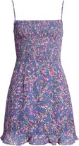 Thumbnail for your product : French Connection Ekeze Smocked Crepe Fit & Flare Dress