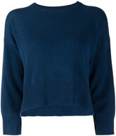 Thumbnail for your product : Pringle Crew-Neck Cropped Cashmere Jumper