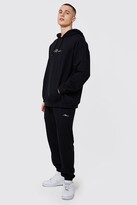Thumbnail for your product : boohoo Oversized Man Signature Hooded Tracksuit