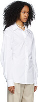 Thumbnail for your product : DRAE White Smocking Shirt