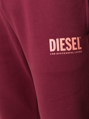 Diesel Logo Print Jersey Sweatpants