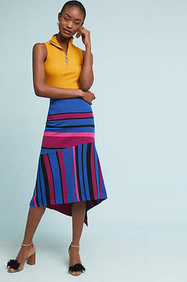 Tracy Reese Asymmetrical Knit Skirt