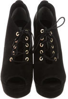 Thumbnail for your product : Diane von Furstenberg Payton Wedge Booties w/ Tags