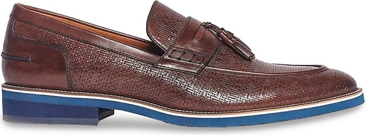 Carlos Santana The Garcia Leather Tassel Loafers