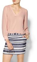 Thumbnail for your product : Eight Sixty Long Sleeve V-Neck Top