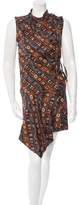 Thumbnail for your product : Isabel Marant Printed Silk Dress w/ Tags