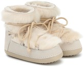 Thumbnail for your product : INUIKII Toskana shearling and suede boots