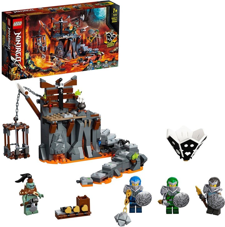 Lego Ninjago 71717 Journey To The Skull Dungeon 2In1 Build & Board Game