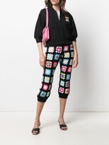 Thumbnail for your product : Moschino Teddy Bear cropped bomber jacket