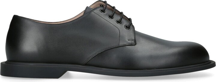 The Row Dylan Derby in Black - ShopStyle Lace-up Shoes