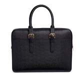 Thumbnail for your product : Thom Browne Pebbled leather business briefcase