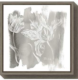 Amanti Art Water Wash I Neutral Floral by Sue Schlabach Canvas Framed Art