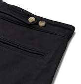 Thumbnail for your product : Holiday Boileau Pleated Cotton-Twill Shorts