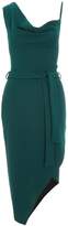 Thumbnail for your product : Quiz Bottle Green Cowl Neck Wrap Midi Dress
