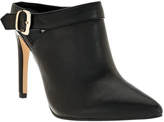 Kensie Closed-toe Mules with Side Buckle Detail - Foster