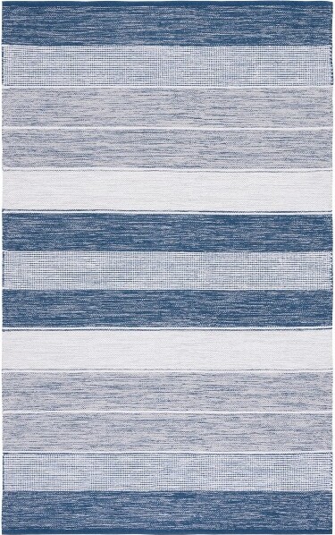 Safavieh StripedKilimSTK804FlatWeaveAreaRug-Grey/Blue-8'x10'