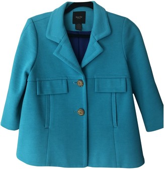 Smythe Blue Wool Jacket for Women