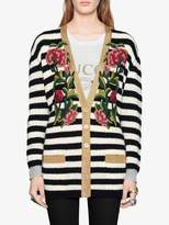 Thumbnail for your product : Gucci Embroidered oversized cardigan