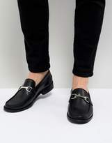 Thumbnail for your product : ASOS Design Loafers In Black Leather With Tassels