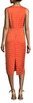 Thumbnail for your product : Diane von Furstenberg Grid Print Sheath Dress