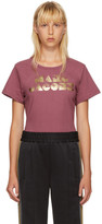 Marc Jacobs - T-shirt à logo rose 