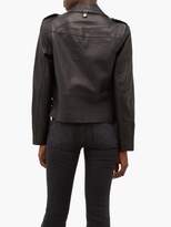 Thumbnail for your product : Frame Leather Biker Jacket - Womens - Black