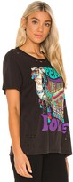 Thumbnail for your product : Lauren Moshi Wolf Peace Love Camel Boyfriend Tee