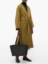 Thumbnail for your product : Loewe Cushion Large Grained-leather Tote Bag - Black