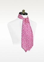 Thumbnail for your product : Forzieri Floral Print Silk Ascot