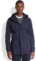 Thumbnail for your product : Vince Woven Hooded Jacket